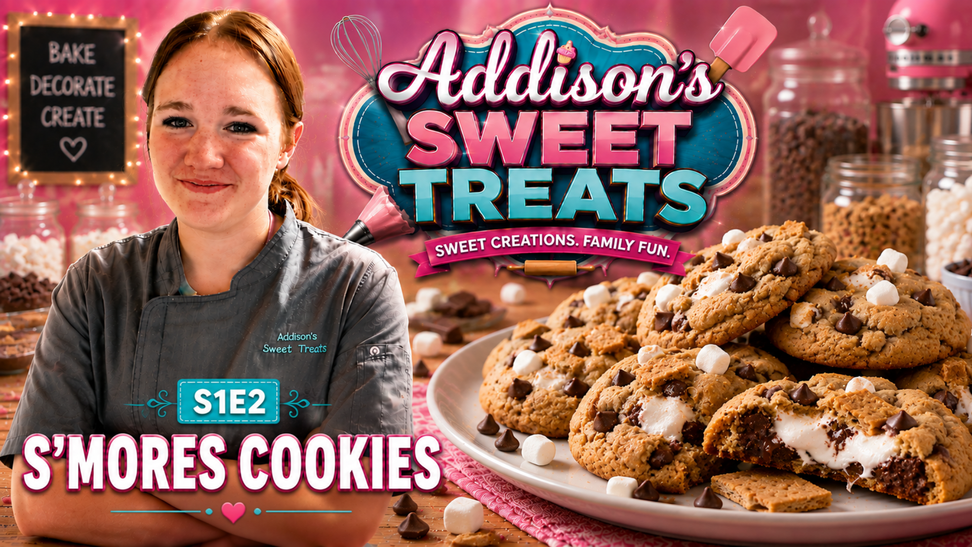 Addisons Sweet Treats S1 EP2 S'Mores Cookies