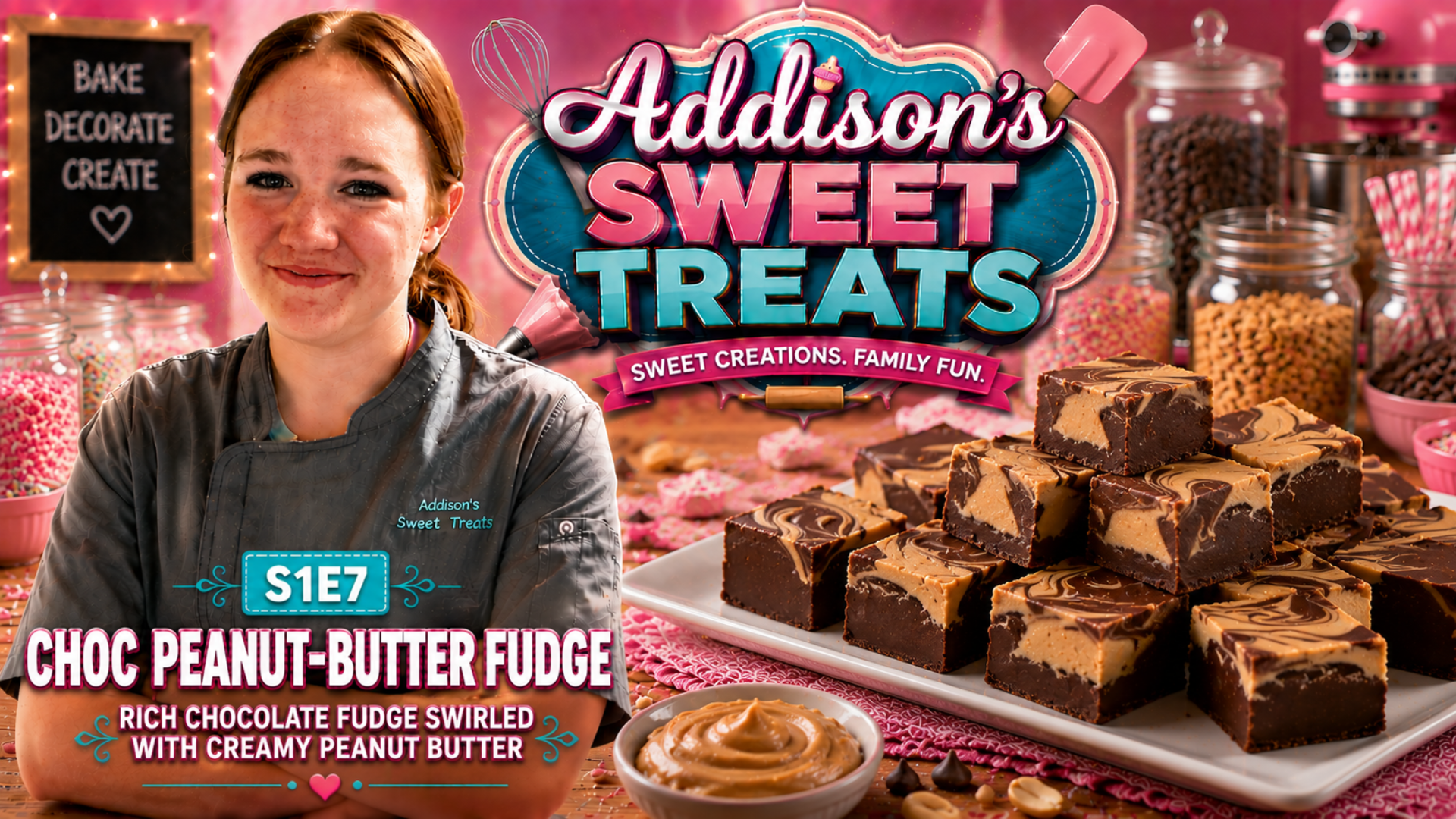 Addison's Sweet Treets S1 EP7 Chocolate Peanut Butter Fudge
