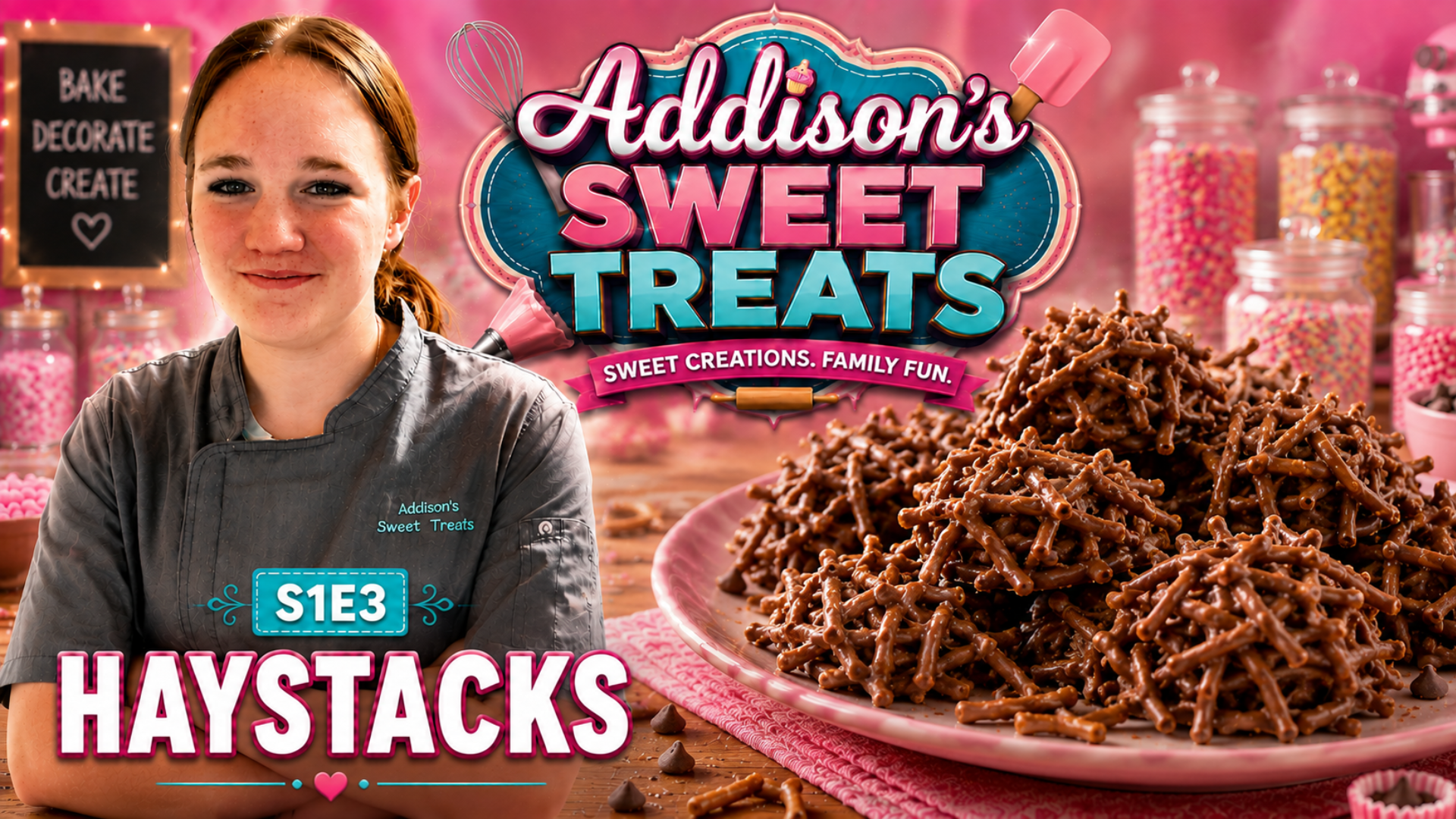 Addisons Sweet Treats S1 EP3 Haystacks
