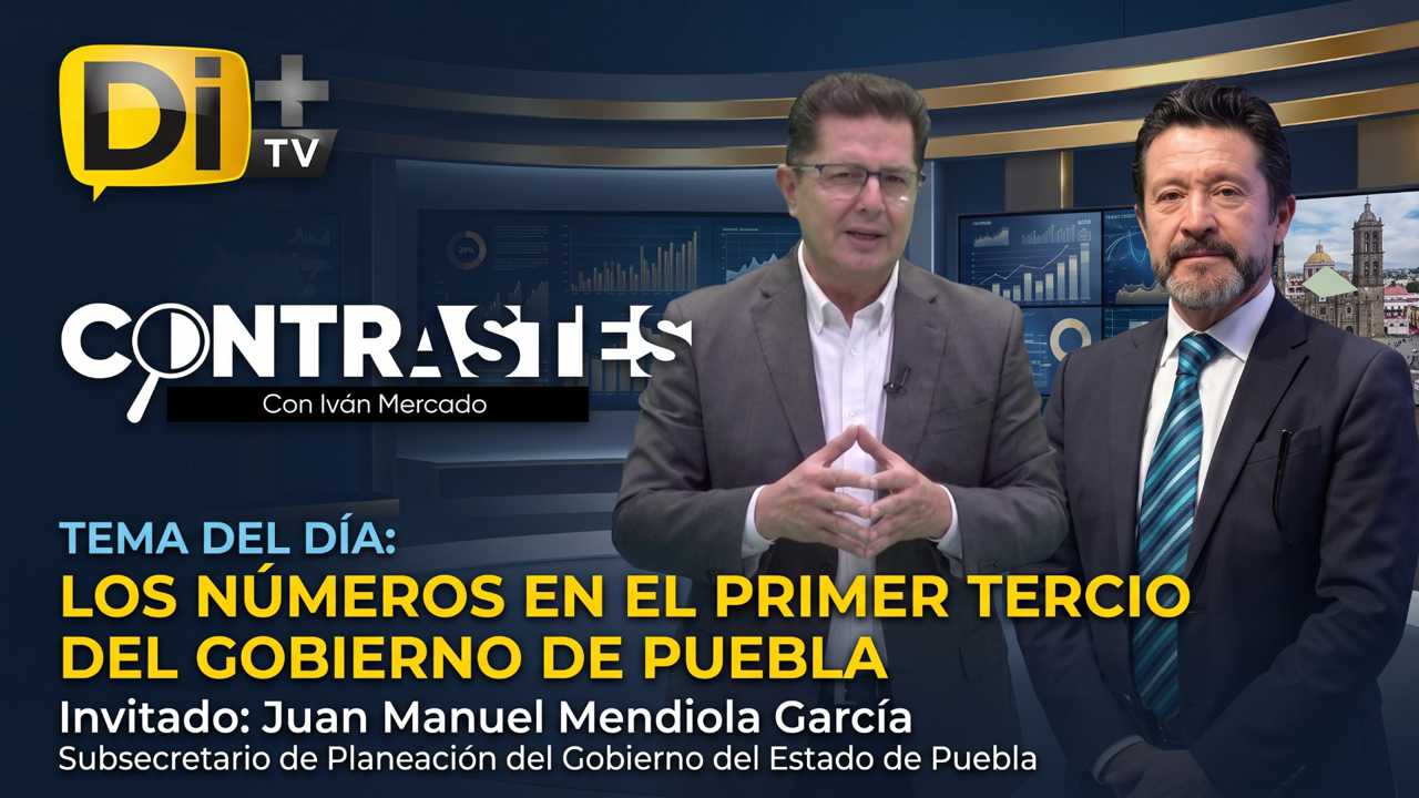 Los Números en el primer tercio del Gobierno de Puebla en Contrastes.