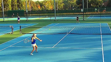 Varsity Girls Tennis Singles: Paul VI at Bishop O'Connell 2016