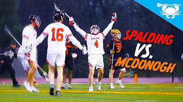 Rainy tilt between #10 and #13 | High School Lacrosse