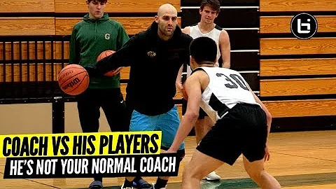 HIGH SCHOOL COACH VS HIS PLAYERS! 3V3