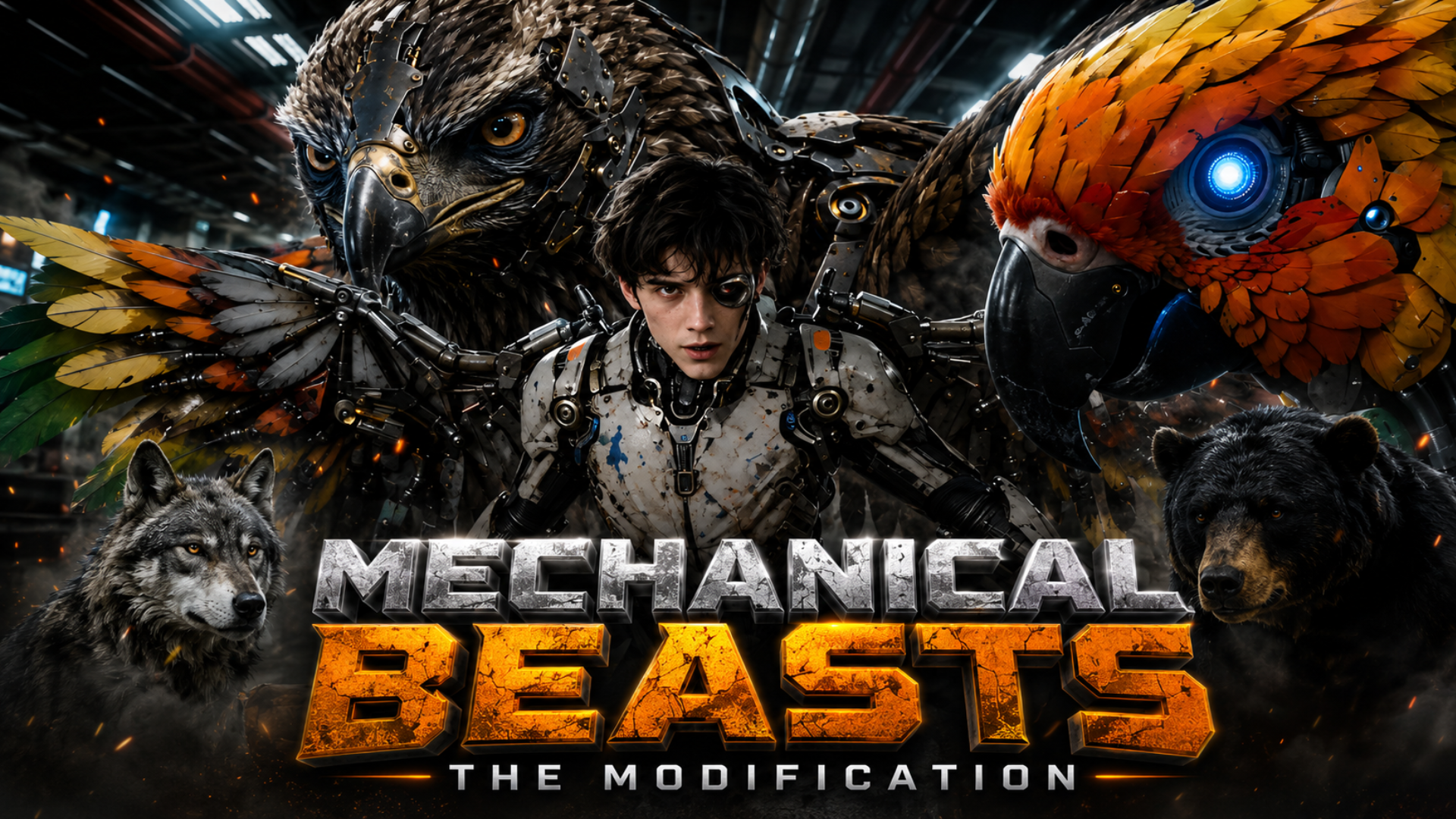Thumbnail for Mechanical Beasts: The modification Sci-Fi Movie.#SciFiMovie #CyborgAnimals #Cyberpunk