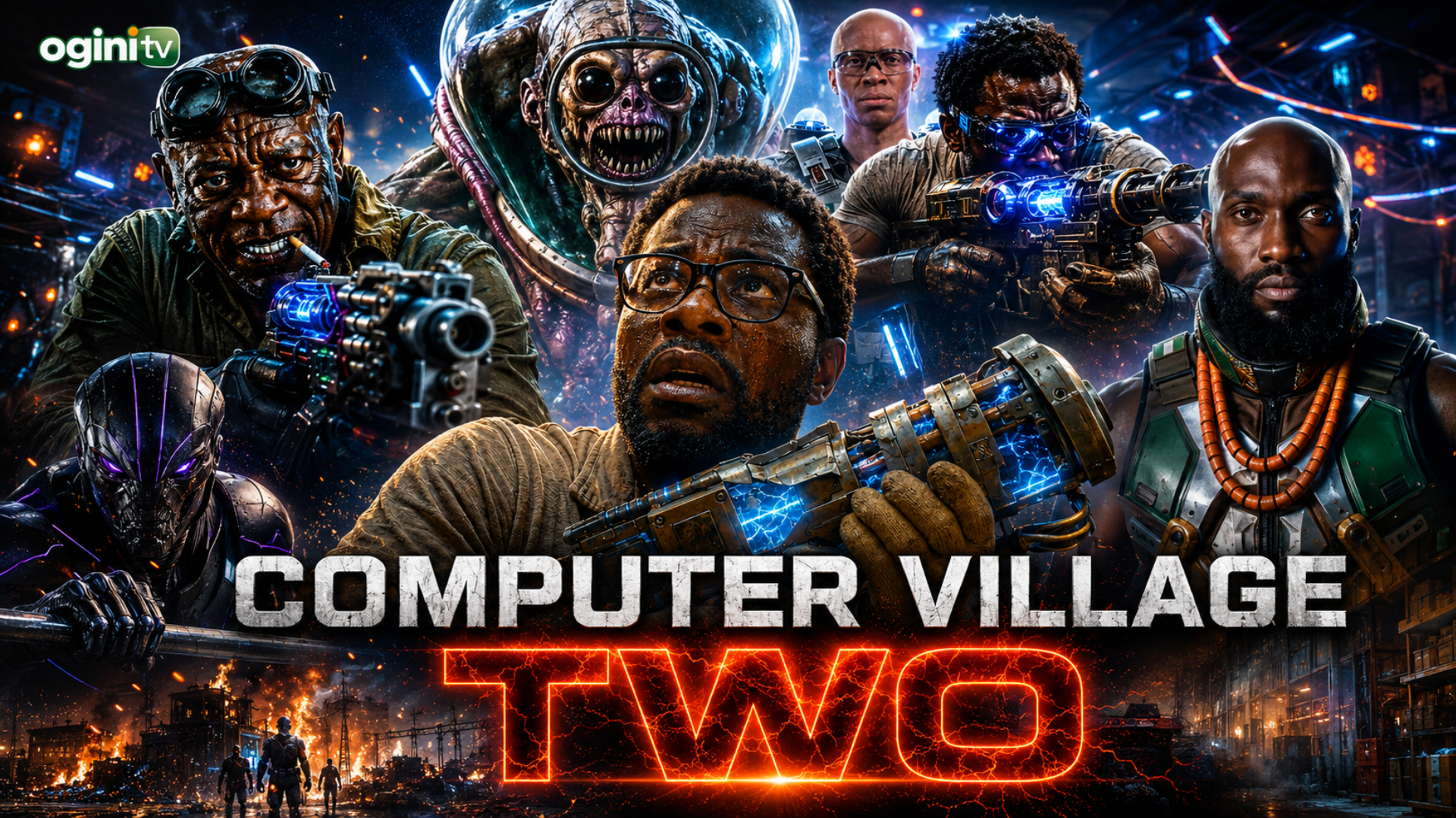 Thumbnail for COMPUTER VILLAGE 2 Alien Dome Over Lagos (AI Sci-Fi Short Film 2026)