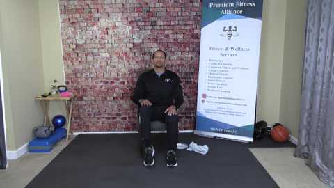 At Home Seated Exercises (No equipment) with trainer Marcus
