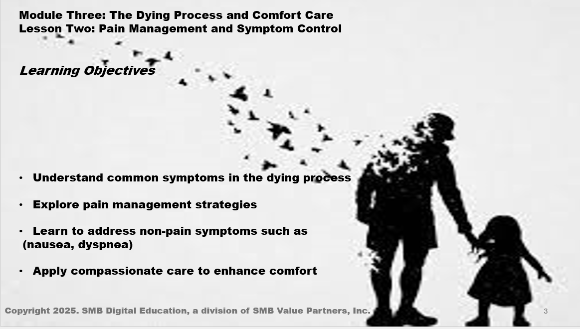Pain Management: Death & Dying with Dignity M3L2 Thumbnail