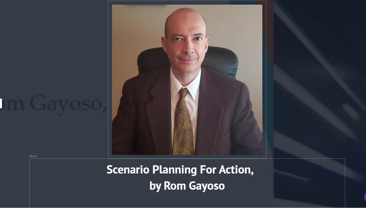 Scenario Planning & Storytelling: Rom Gayoso: SMB Digital Education Thumbnail