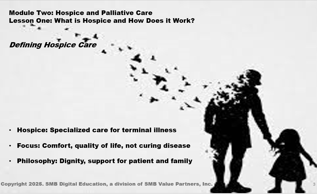 What is Hospice?: Death & Dying with Dignity M2L1 Thumbnail