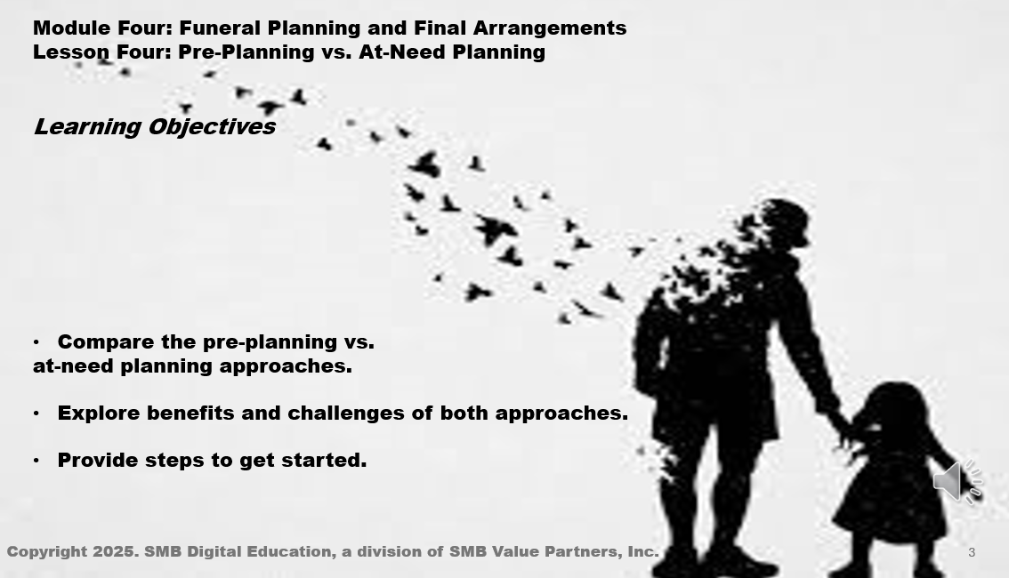 Funeral Pre-Planning vs. At-Need Planning: Death & Dying with Dignity M4L4 Thumbnail