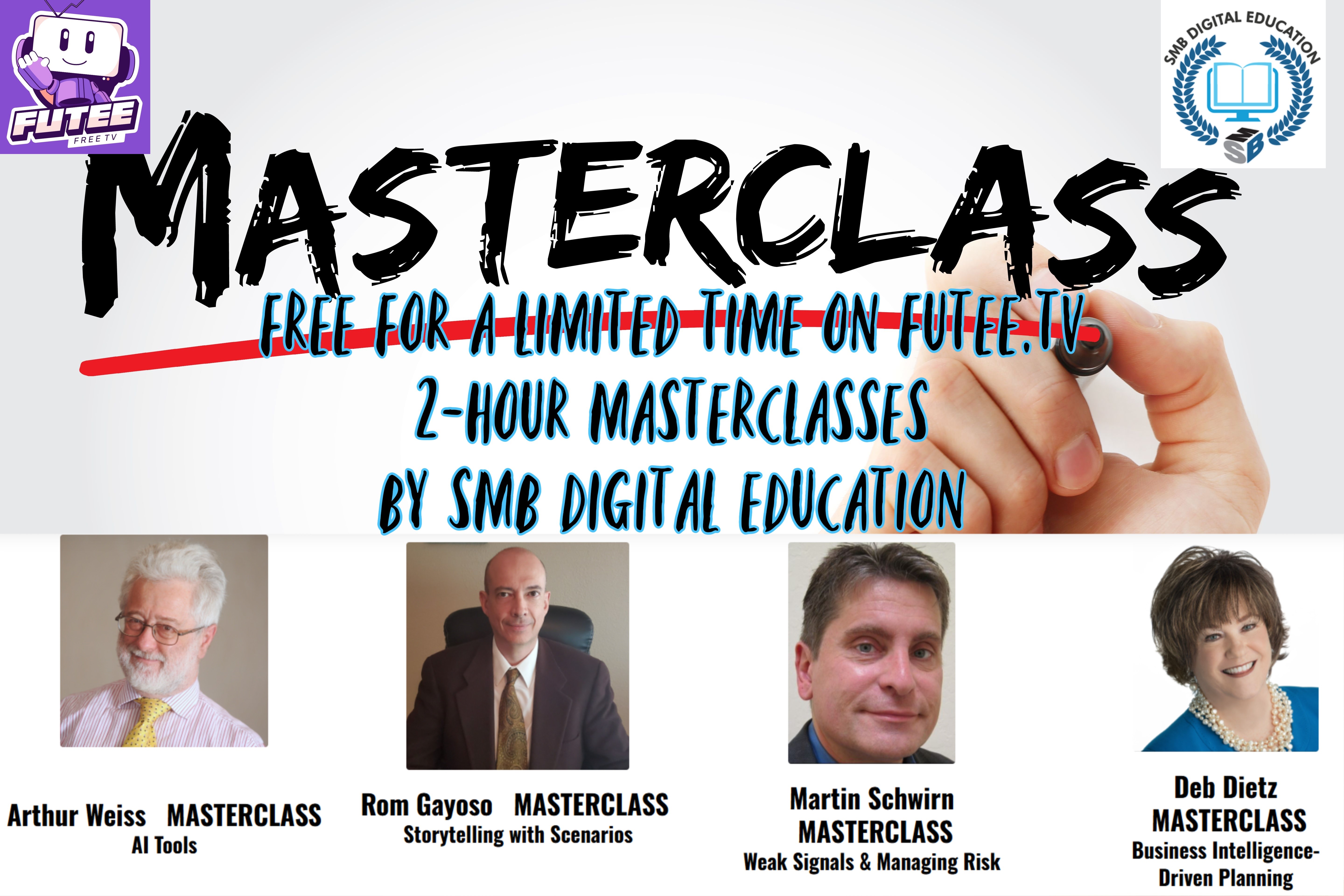 SMB Digital Education: 2-Hour Masterclasses: LIMITED TIME