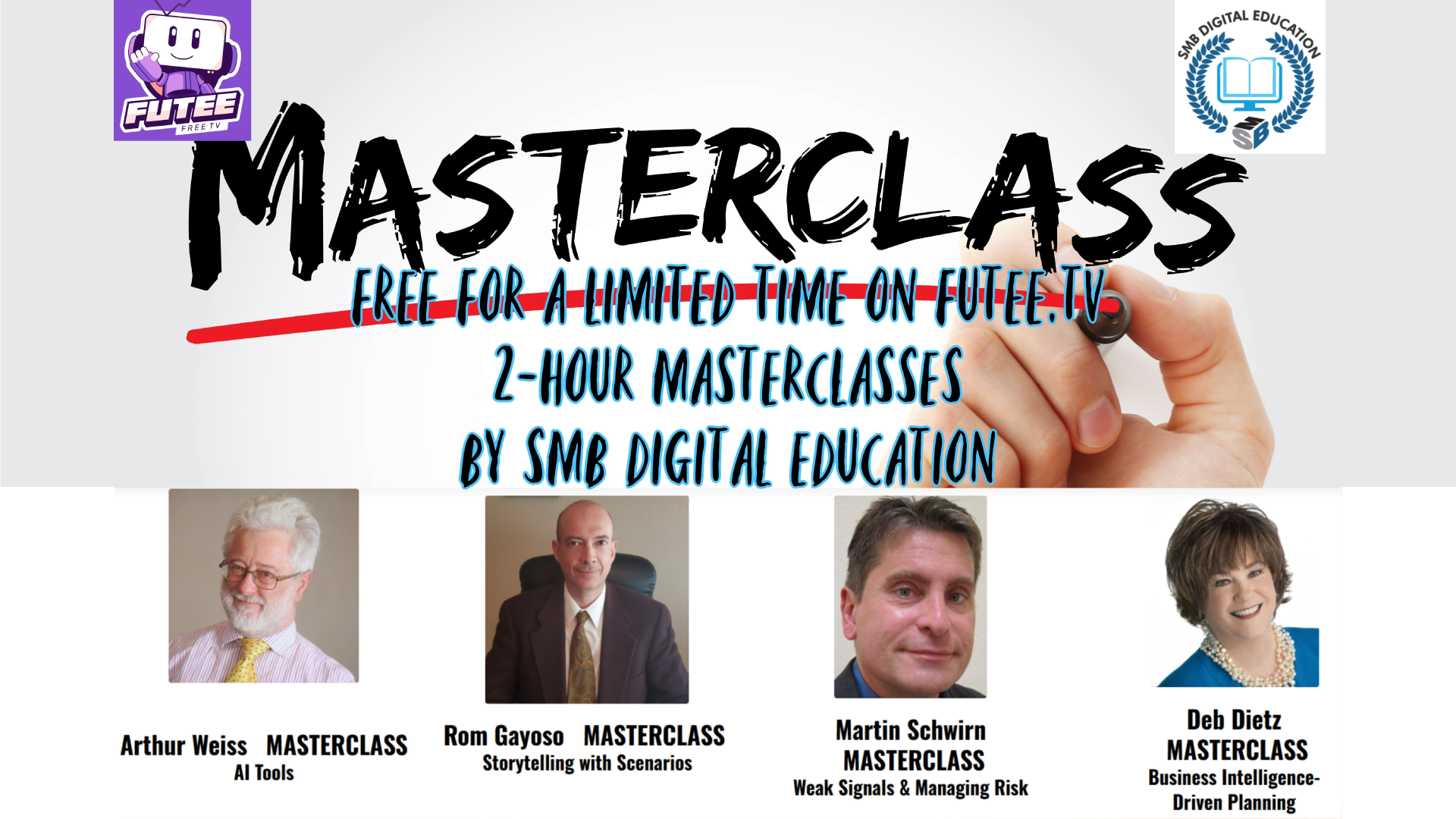 SMB Digital Education: 2-Hour Masterclasses: LIMITED TIME
