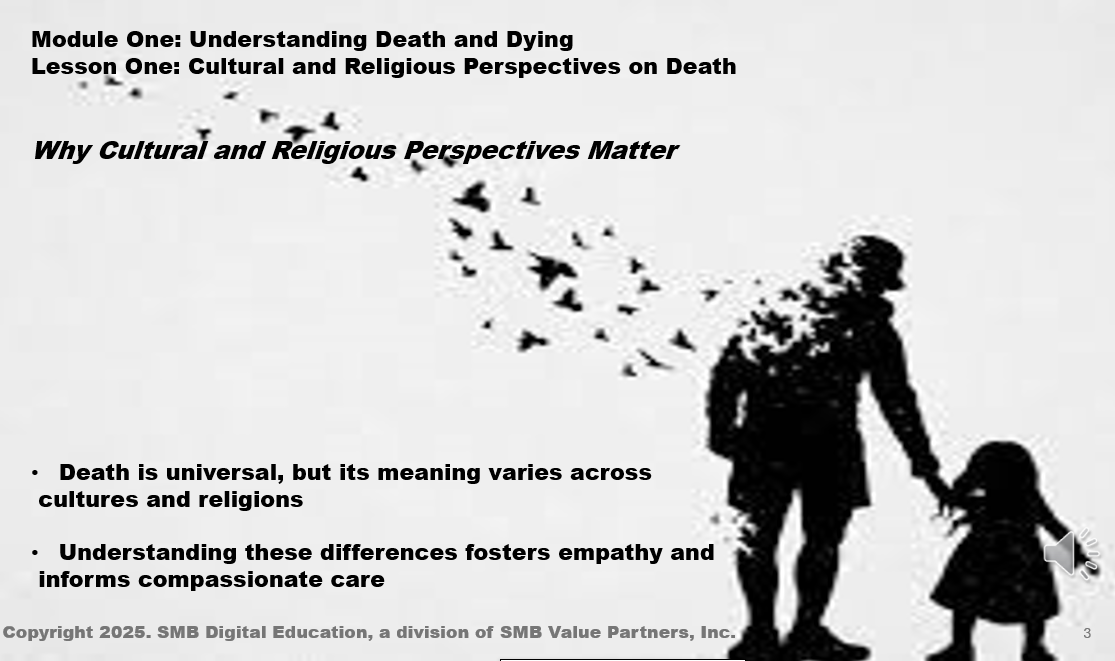 Death & Dying with Dignity_M1L1_Cultural & Religious Perspectives on Death Thumbnail