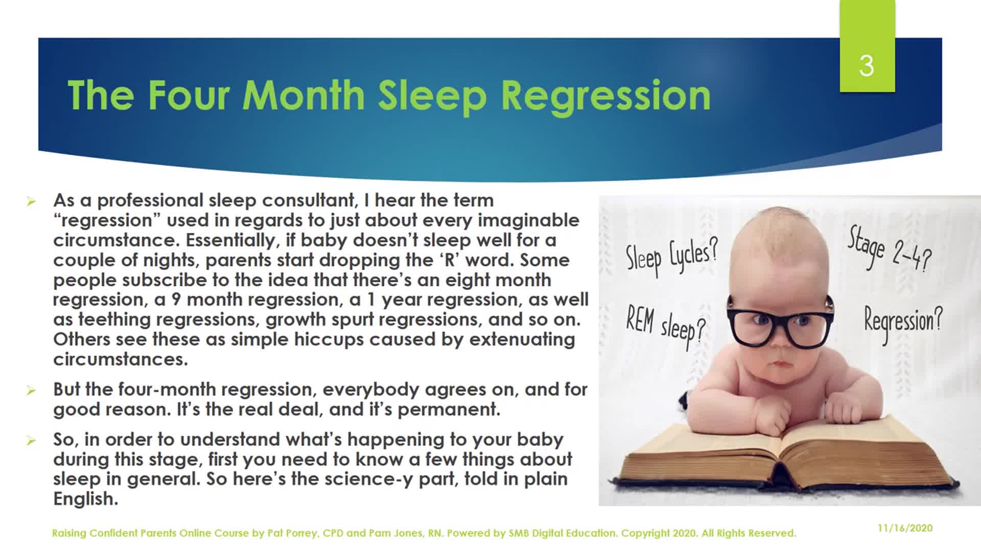 Sleep Challenges: Pregnancy 2 Parenting M7L5 Thumbnail