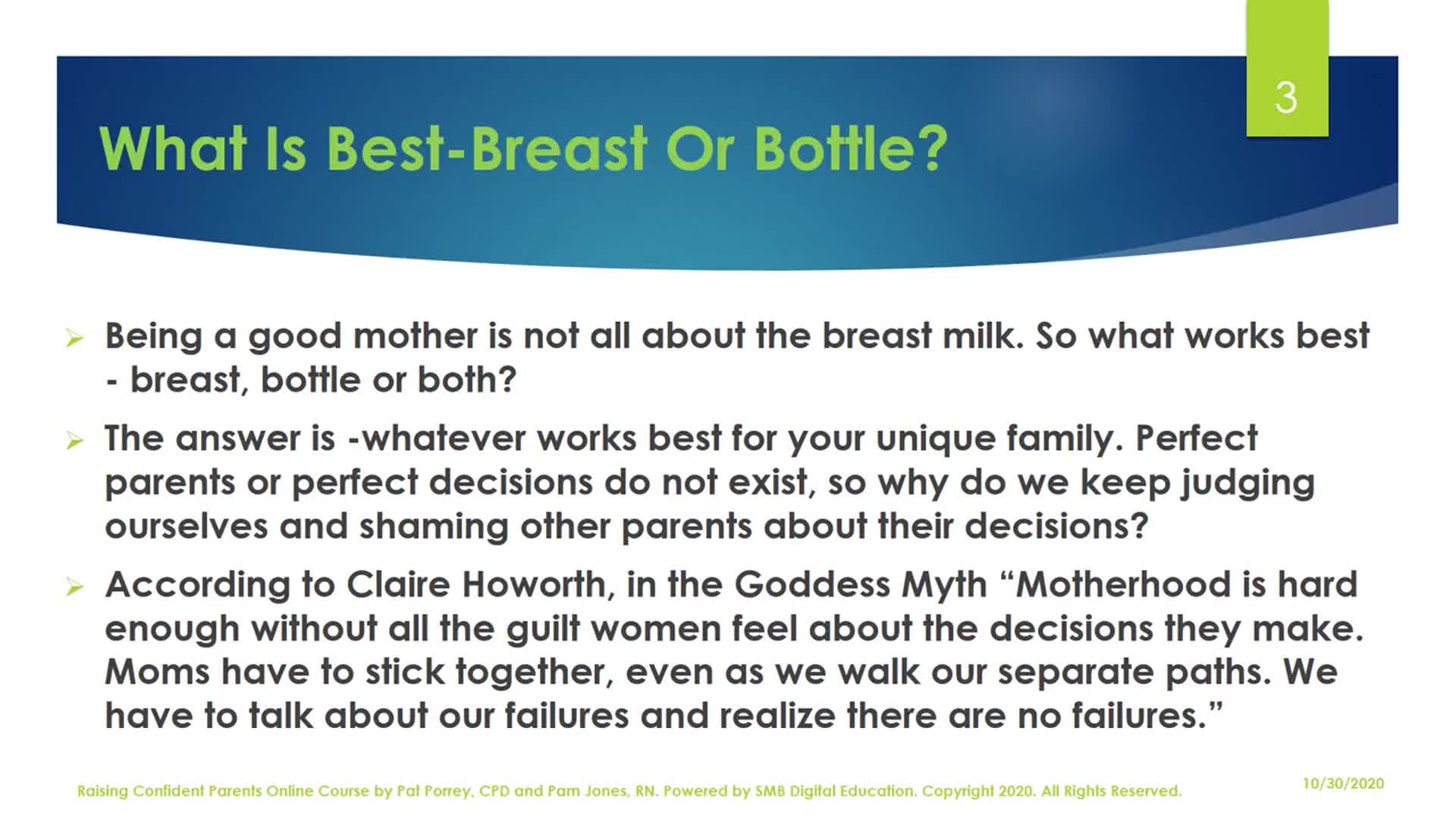 Mommy Wars and Parenting Choices: Pregnancy 2 Parenting M8L4 Thumbnail