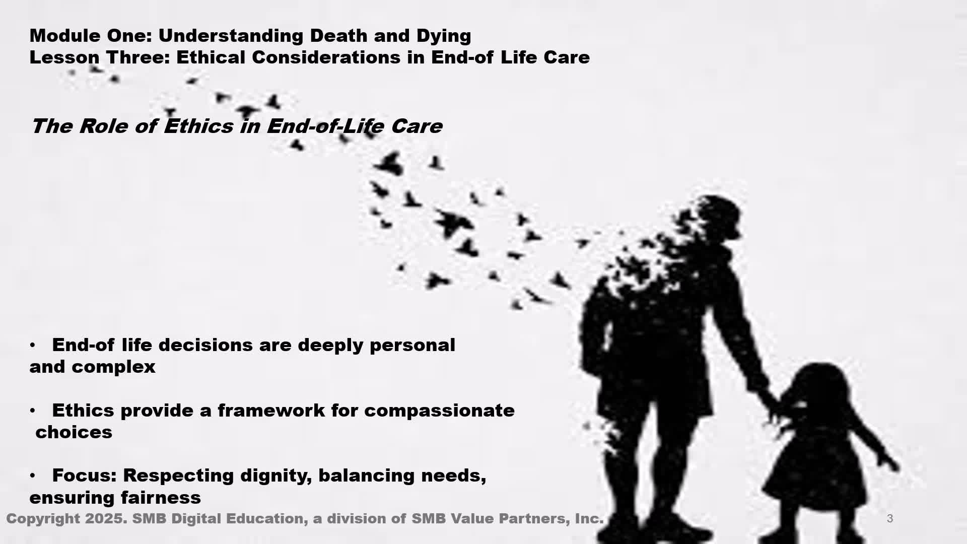 Ethical Considerations in End-of-Life Care: Death & Dying with Dignity M1L3 Thumbnail