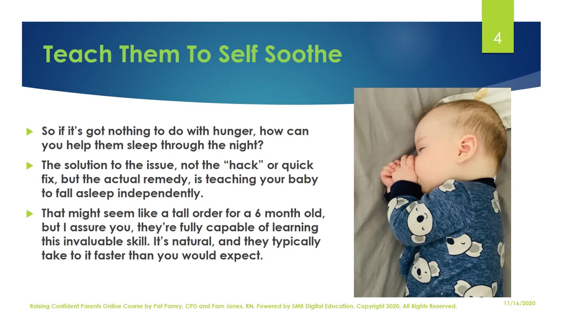 Healthy Sleep Coaching Tips: Pregnancy 2 Parenting M7L4 Thumbnail