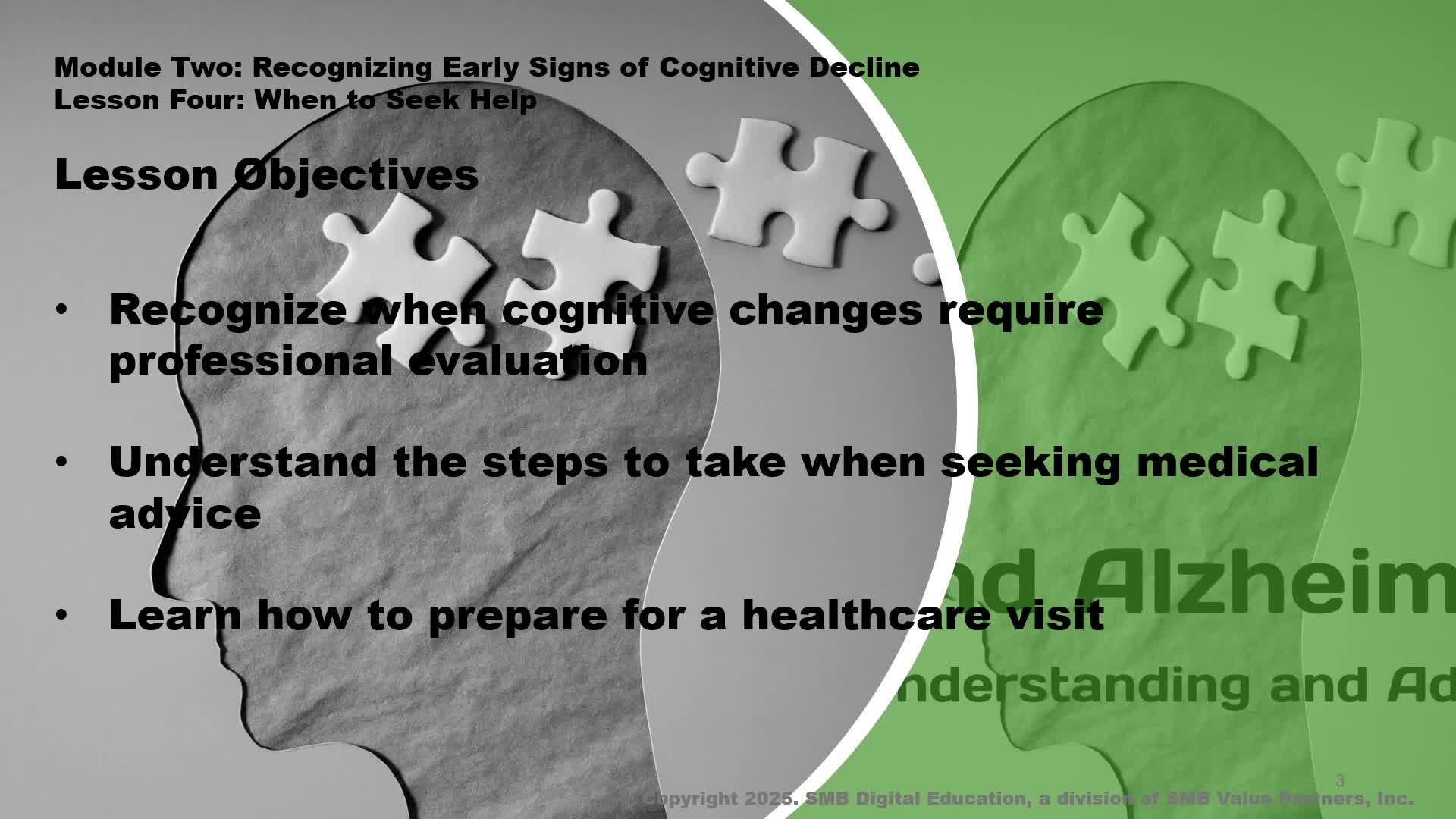 Dementia: Seeking Help M2L4 Thumbnail