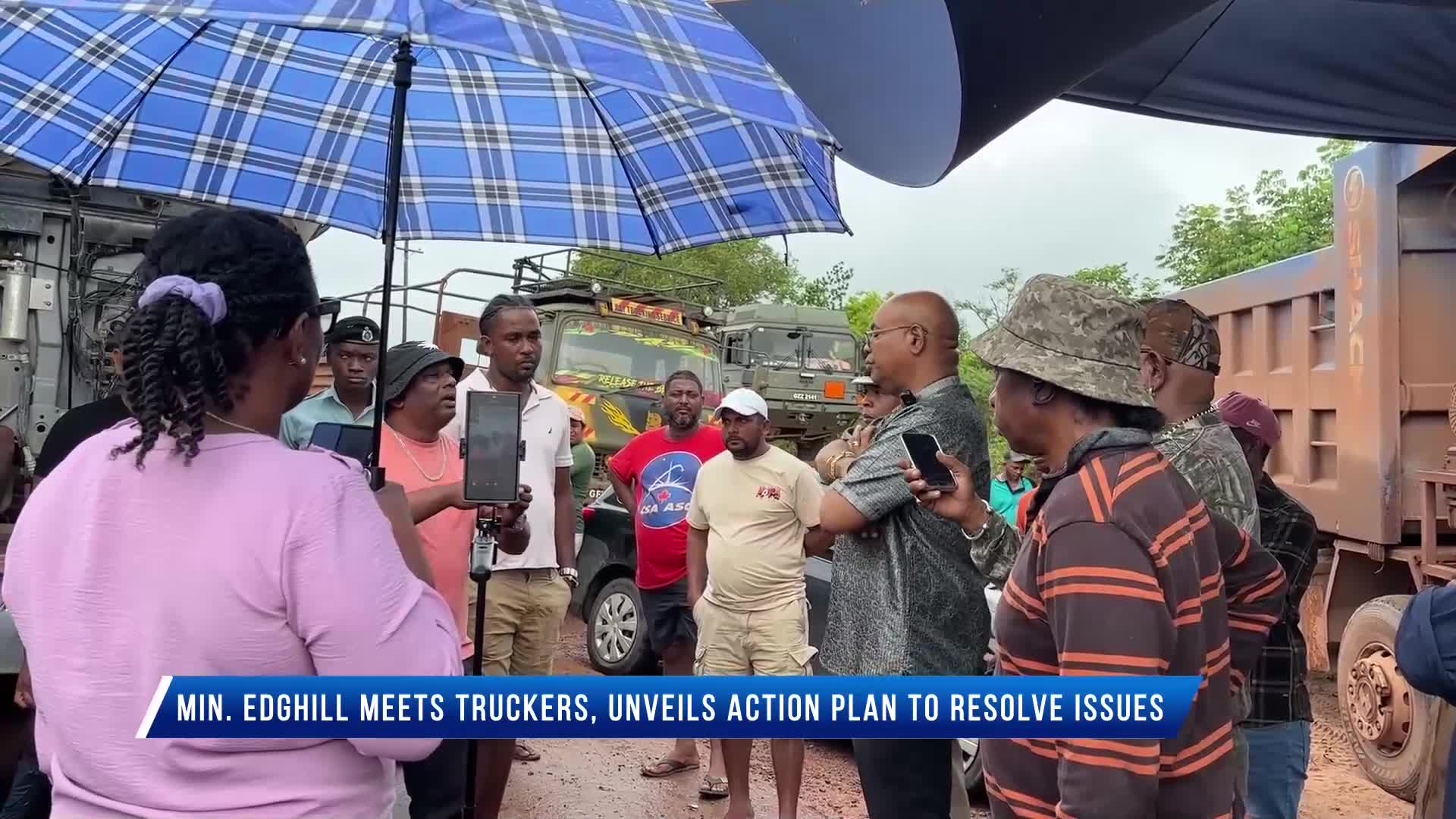 Guyana News - Min. Edghill meets truckers, unveils action plan to resolve issues Thumbnail